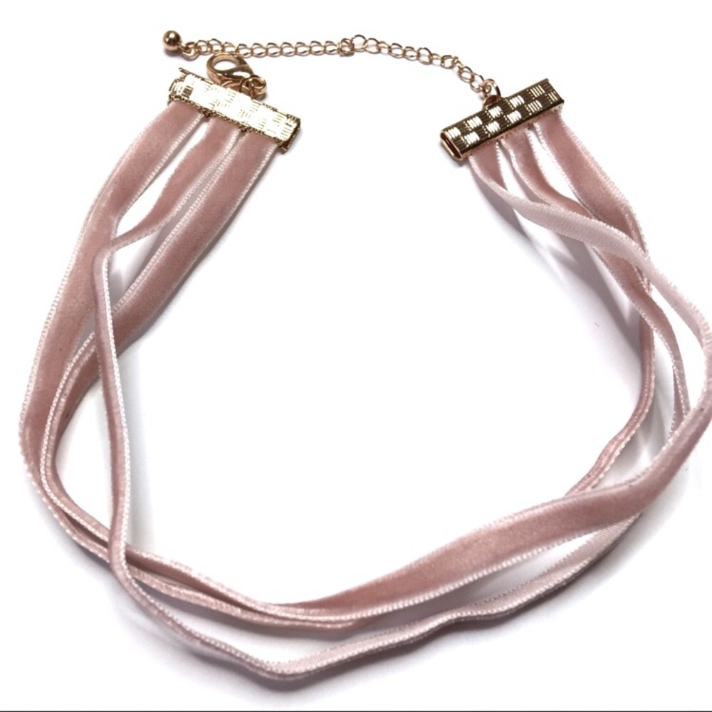 Free People | Pink Aquarius Triple Strand Choker